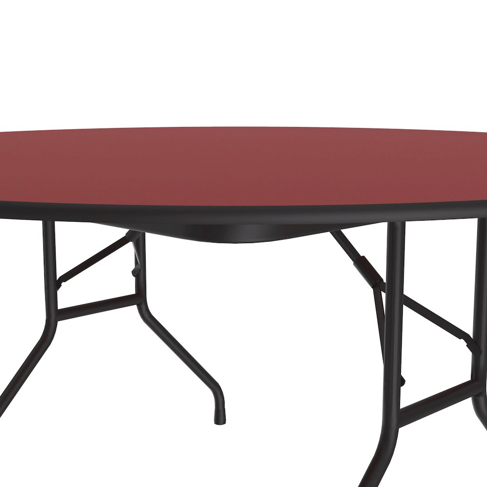 Deluxe High Pressure Top Folding Table 60x60". Picture 2