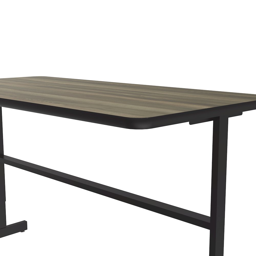High-Pressure Laminate Top Adjustable Standing  Height Work Station 30x60. Picture 8