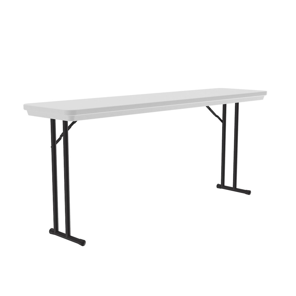 Correctional Tamper-Resistant Blow-Molded Plastic Folding Table 18x72. Picture 9