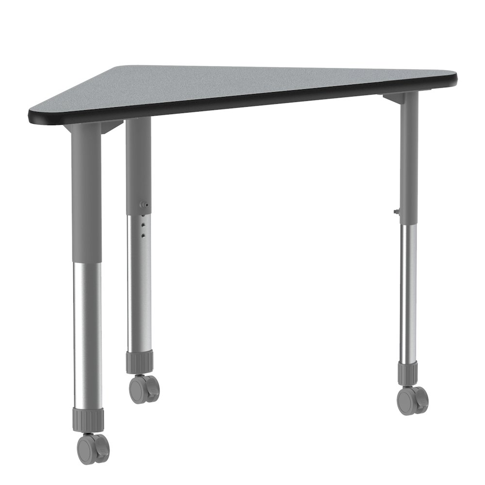 Deluxe High Pressure Collaborative Desk with Casters 41x23". Picture 1