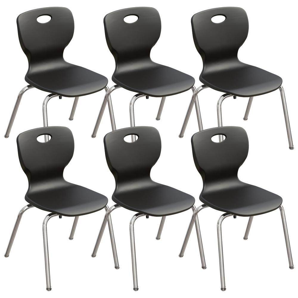 Classic 14" Stacking Student Chair (6pc). Picture 1
