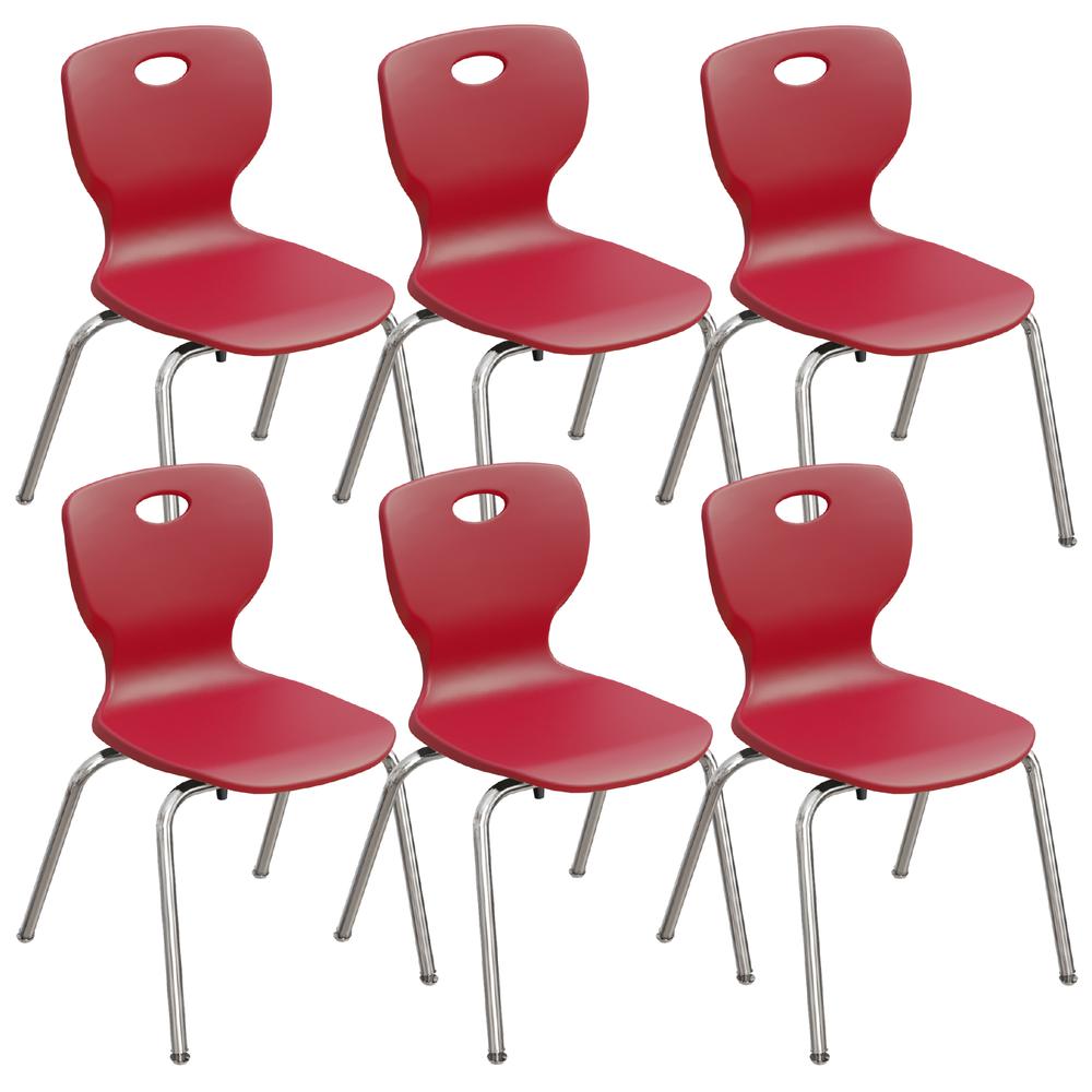 Classic 14" Stacking Student Chair (6pc). Picture 1