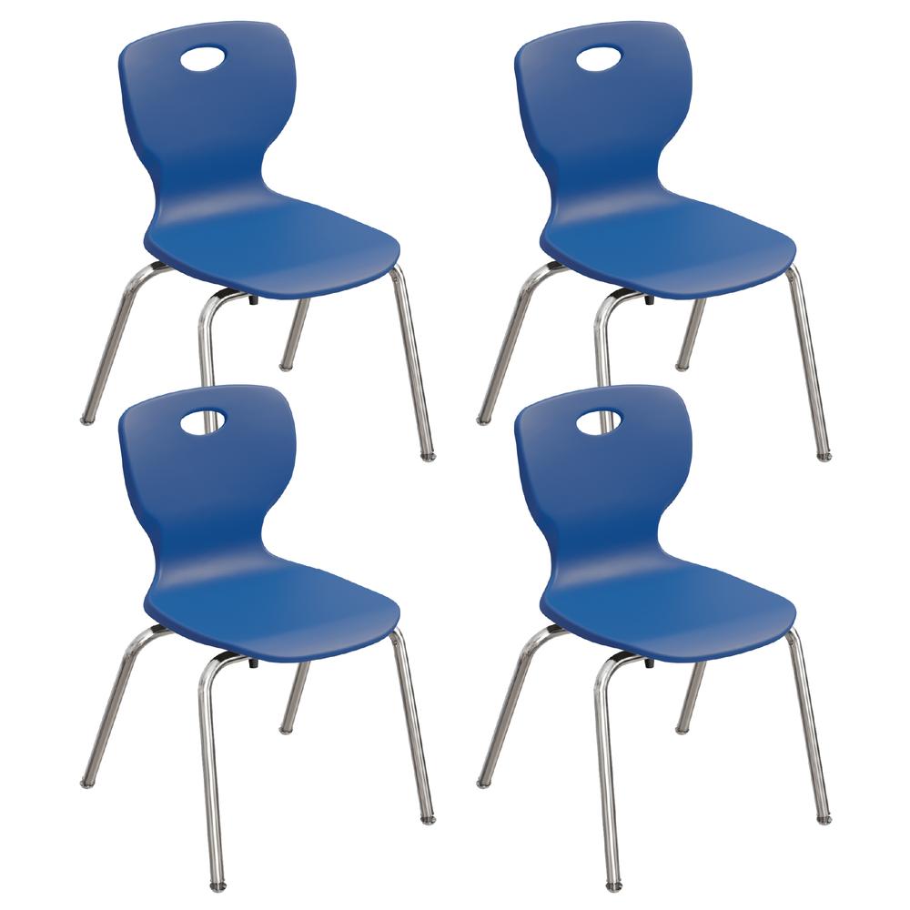 Classic 16" Stacking Student Chair (4pc). Picture 1