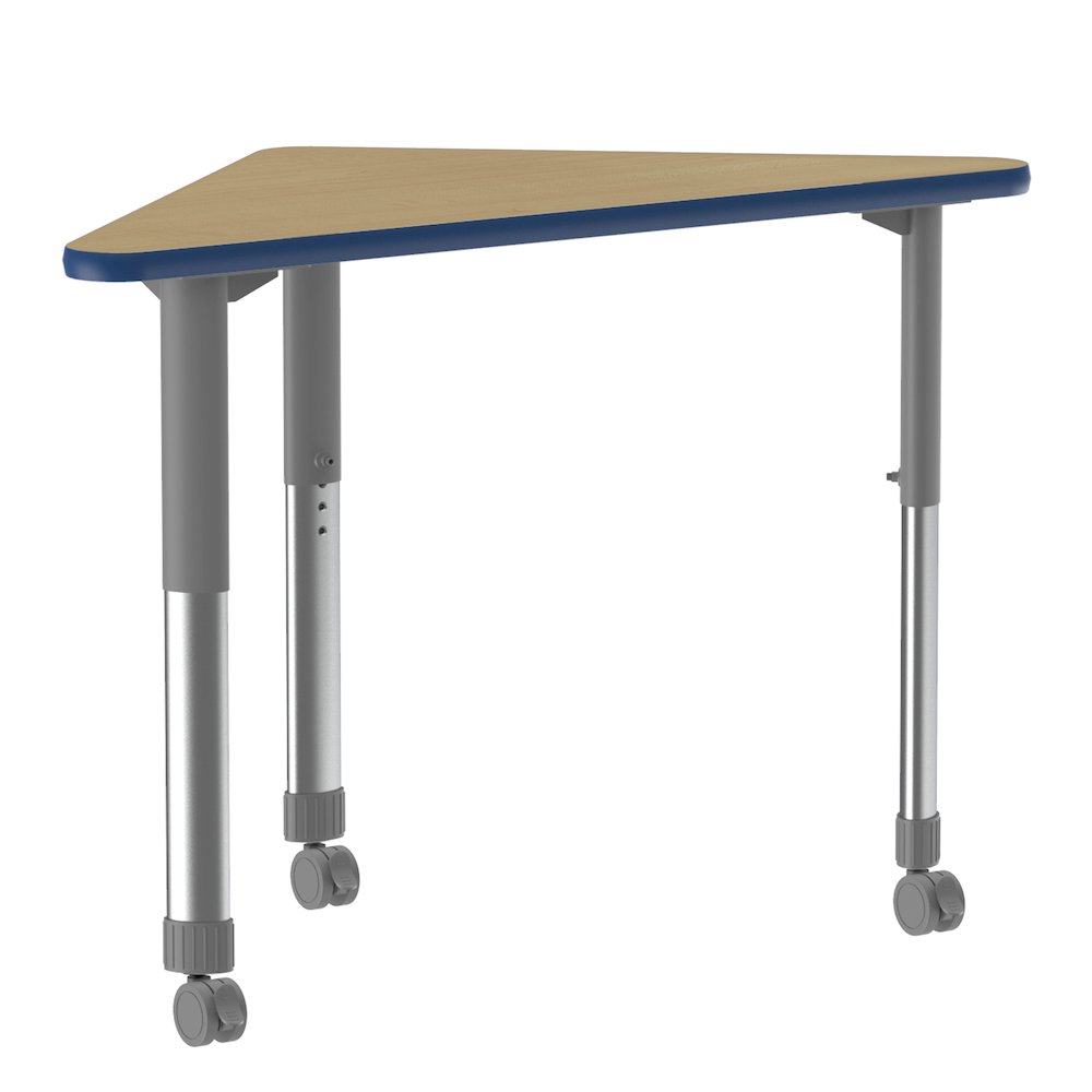 Deluxe High Pressure Collaborative Desk with Casters 41x23". Picture 9