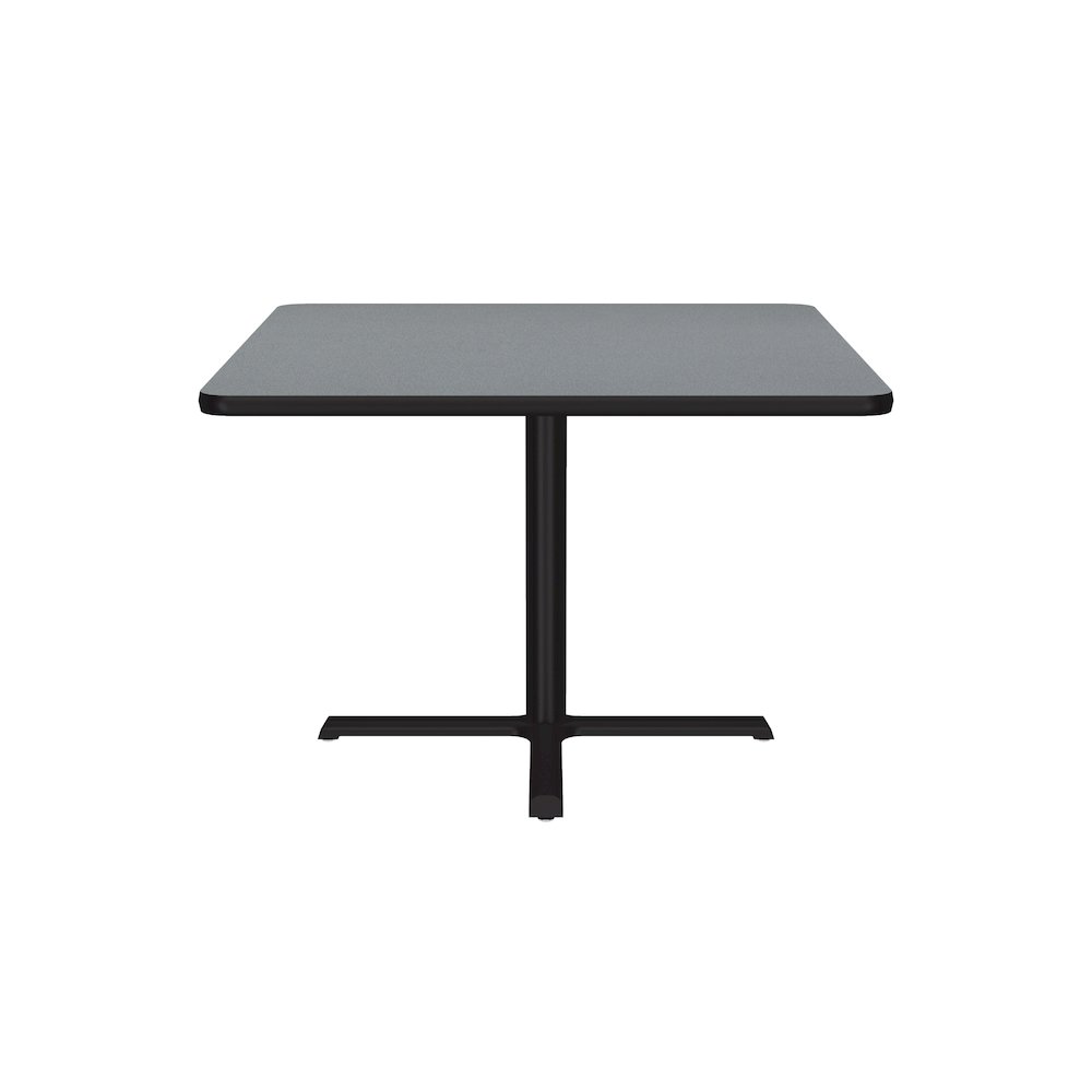 Table Height Thermal Fused Laminate Café and Breakroom Table 42x42". Picture 11