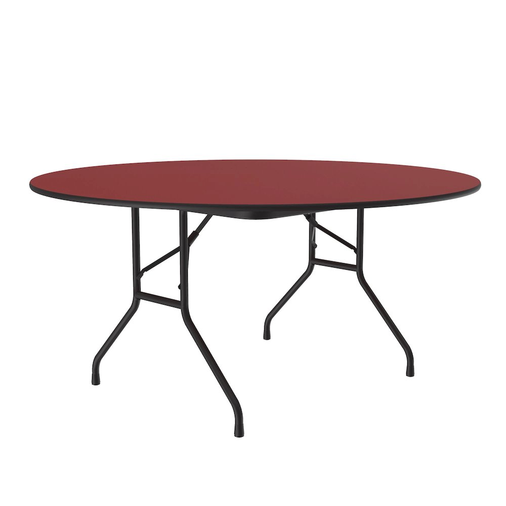 Deluxe High Pressure Top Folding Table 60x60". Picture 5
