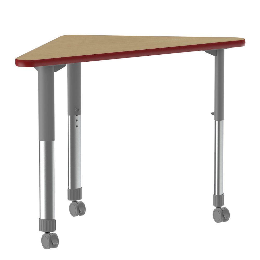 Deluxe High Pressure Collaborative Desk with Casters 41x23". Picture 12