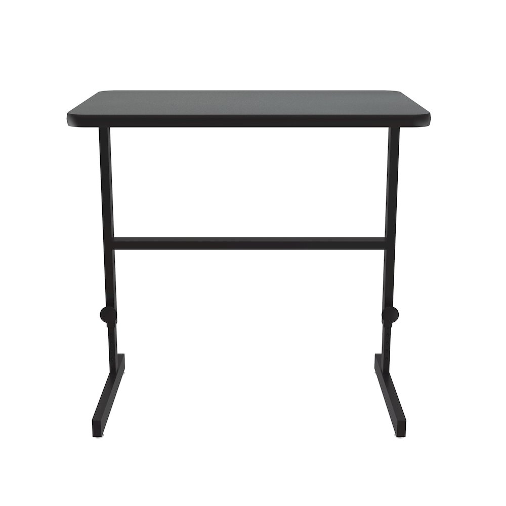 High-Pressure Laminate Top Adjustable Standing  Height Work Station 24x36. Picture 4