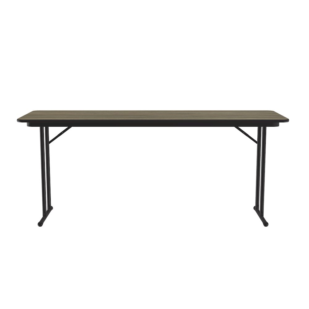 Deluxe High-Pressure Folding Seminar Table with Off-Set Leg 24x96". Picture 9