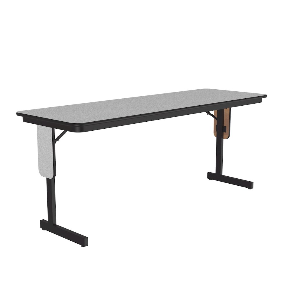 Deluxe High-Pressure Folding Seminar Table with Panel Leg 24x72". Picture 4
