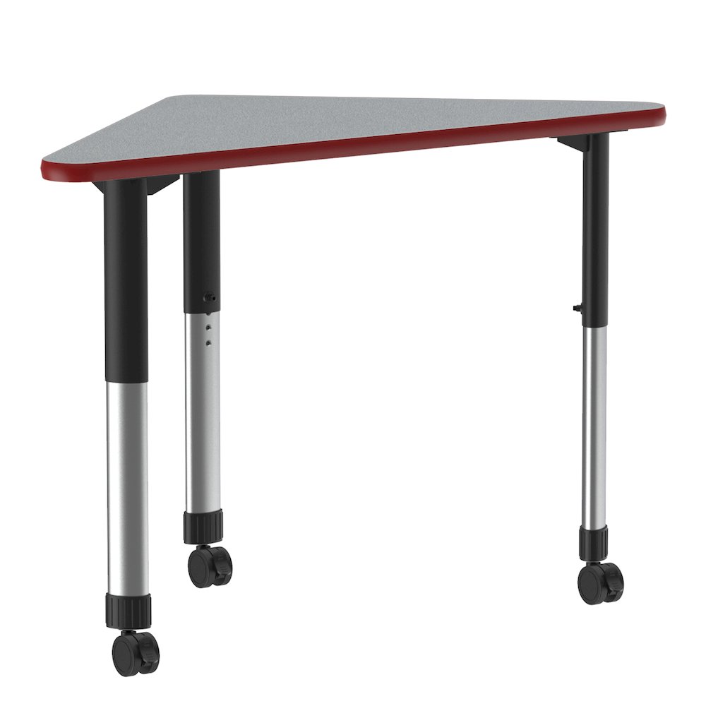 Deluxe High Pressure Collaborative Desk with Casters 41x23". Picture 10