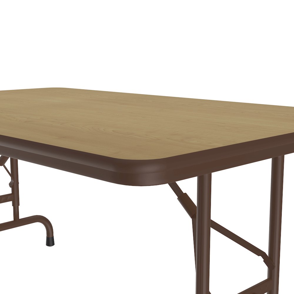 Adjustable Height High Pressure Top Folding Table 30x48". Picture 3
