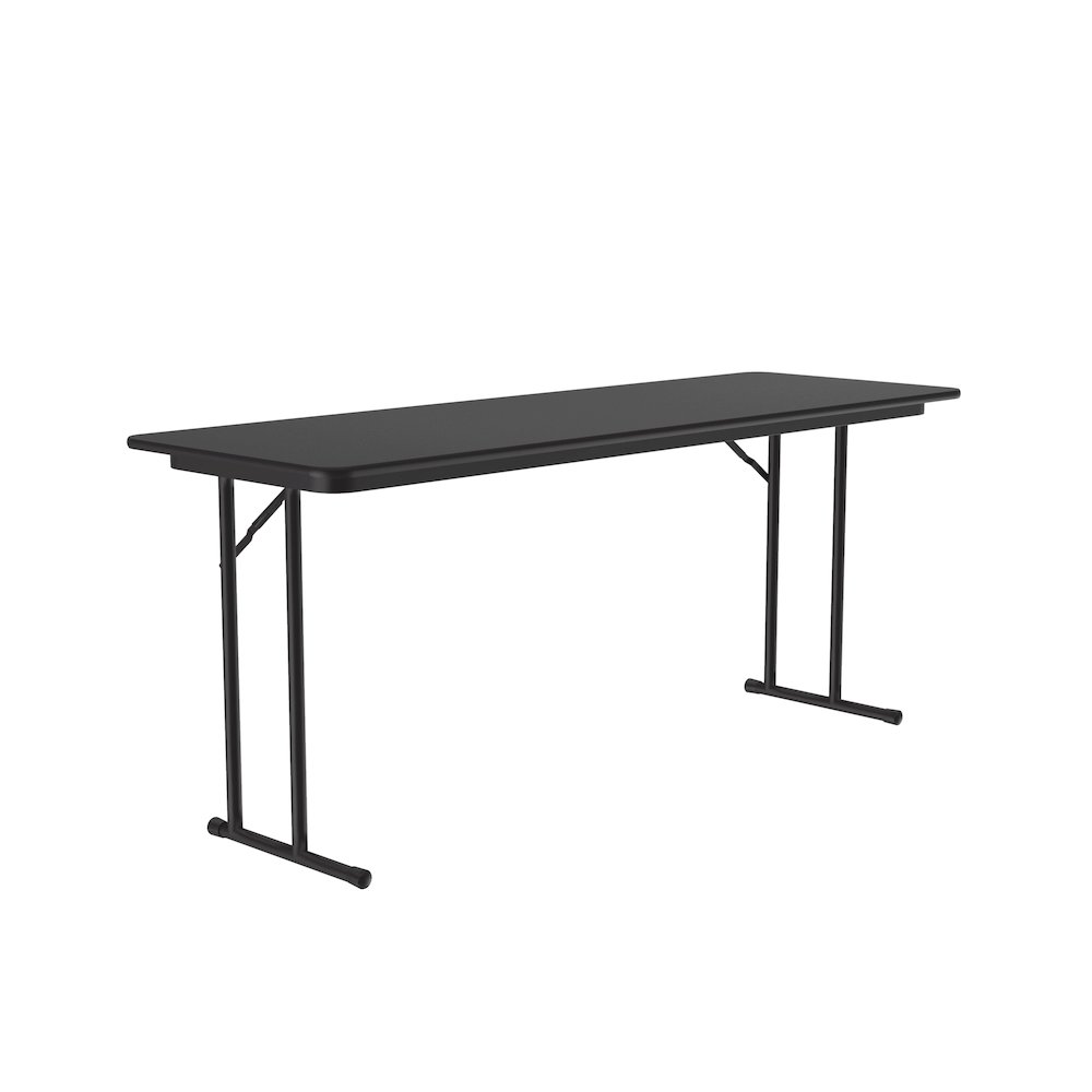 Deluxe High-Pressure Folding Seminar Table with Off-Set Leg 24x60". Picture 12