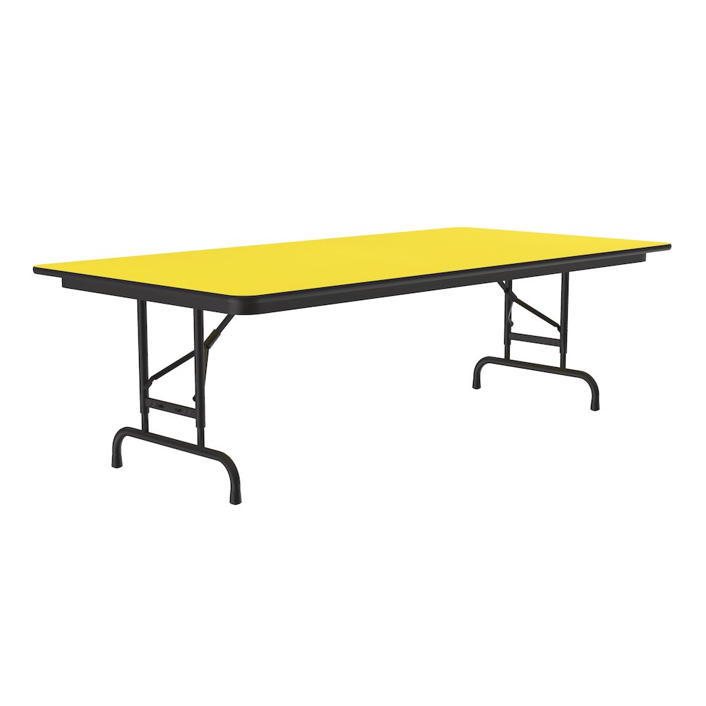 Adjustable Height High Pressure Top Folding Table 36x72". Picture 1