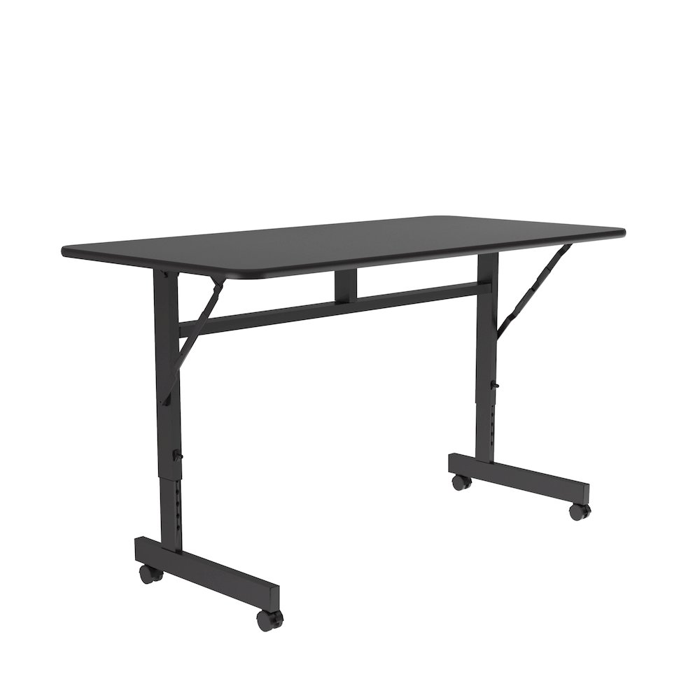 3/4" Thermal Fused Laminate Top Flip Top Table. Picture 3