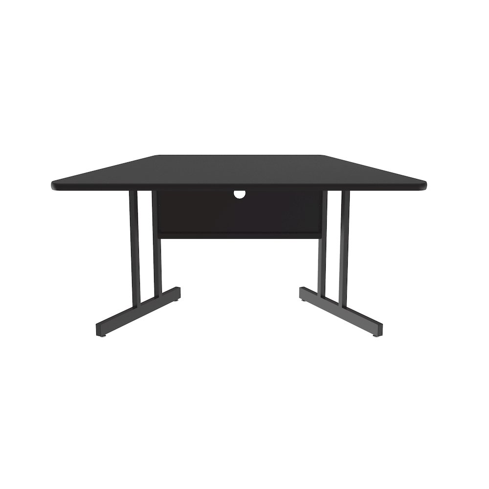 Keyboard Height High-Pressure Top Trapezoid Computer/Student Desk 30x60. Picture 1