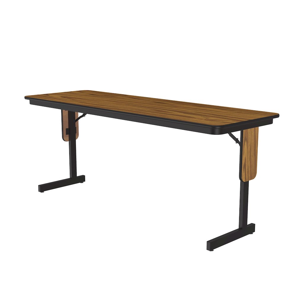 Deluxe High-Pressure Folding Seminar Table with Panel Leg 24x72". Picture 2