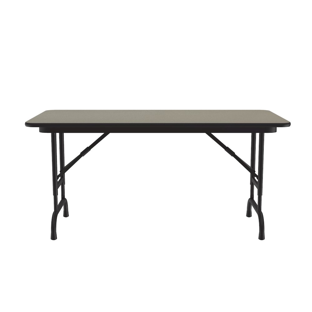 Adjustable Height High Pressure Top Folding Table 24x48". Picture 1