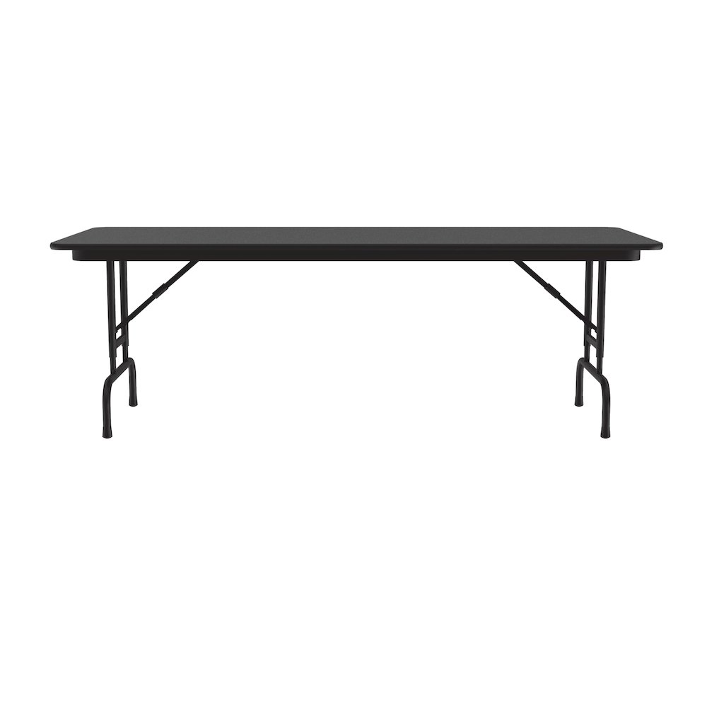 Adjustable Height Econoline Melamine Top Folding Table 30x60". Picture 1