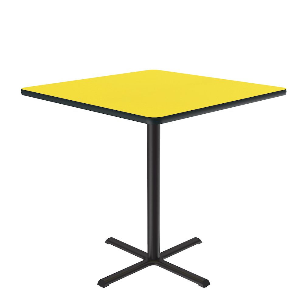 Bar Stool/Standing Height Deluxe High-Pressure Café and Breakroom Table 36x36. Picture 8