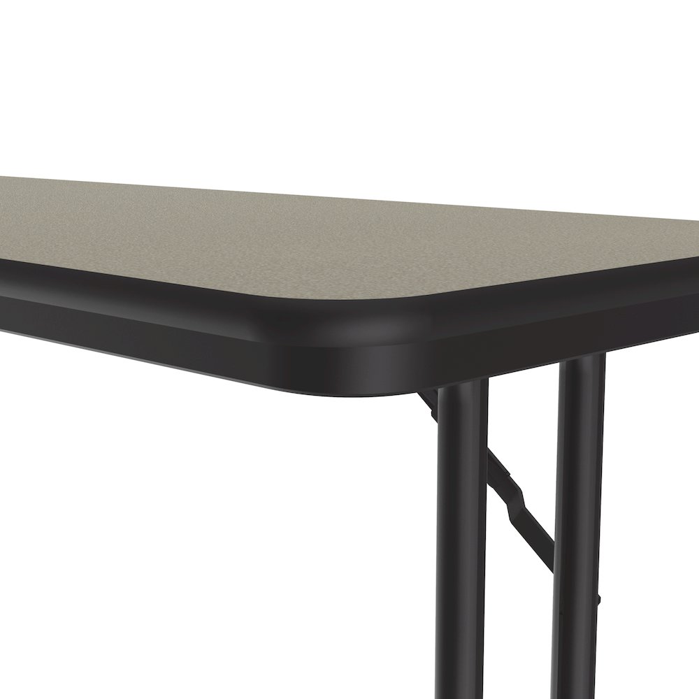 Deluxe High-Pressure Folding Seminar Table with Off-Set Leg 18x96". Picture 6