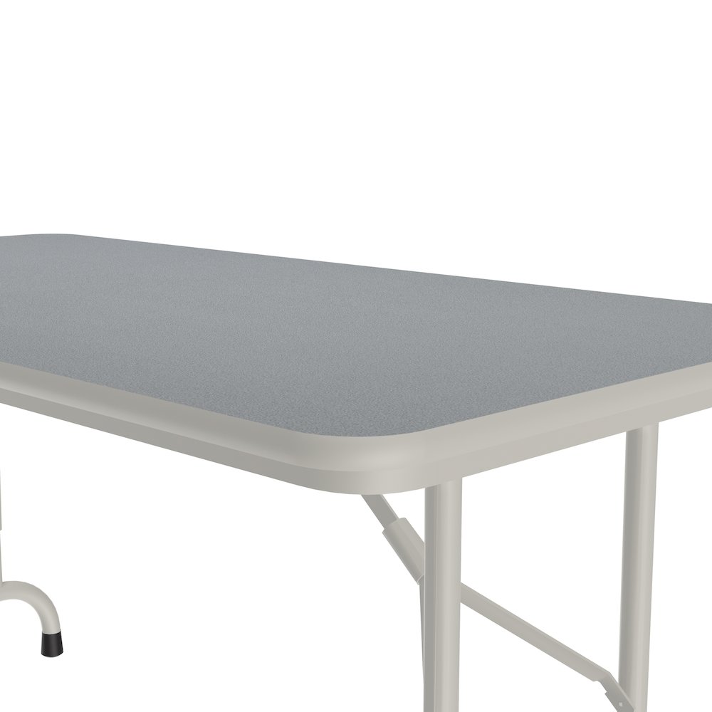Adjustable Height High Pressure Top Folding Table 24x48". Picture 3