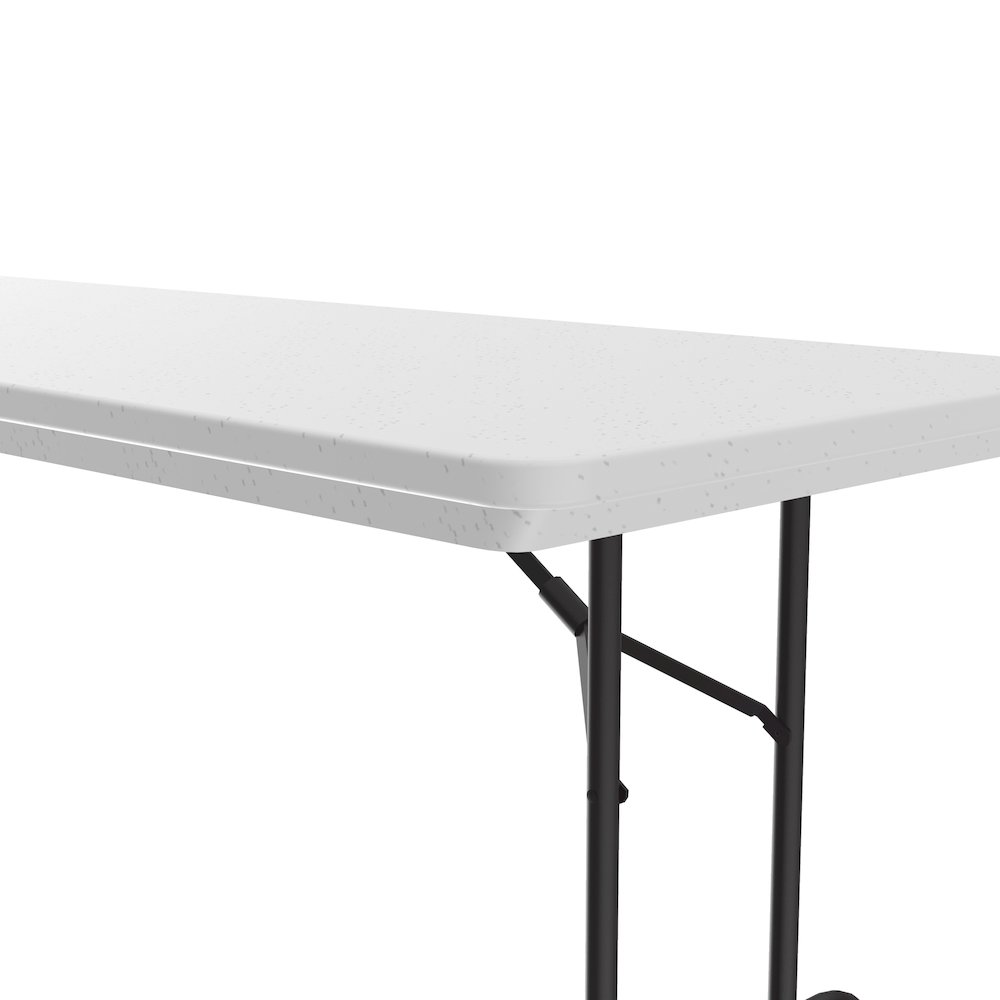 36" Counter Height Commerical Grade Blow-Molded Plastic Folding Table 30x96". Picture 4