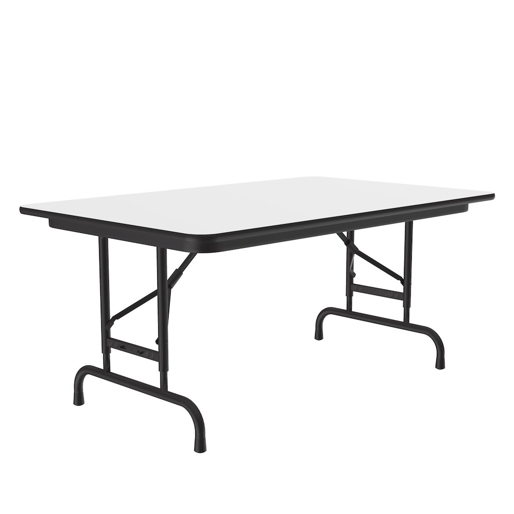 Adjustable Height High Pressure Top Folding Table 30x48". Picture 1