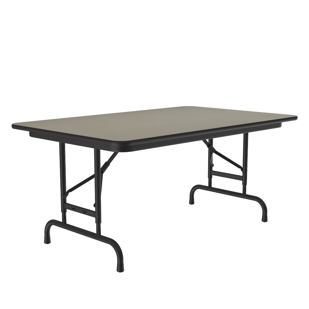 Adjustable Height High Pressure Top Folding Table 30x48". Picture 4