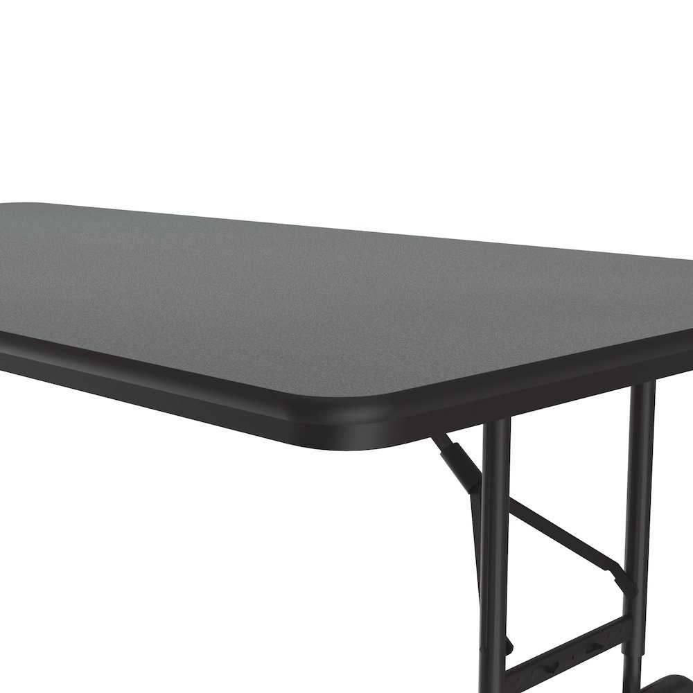 Adjustable Height High Pressure Top Folding Table 36x72". Picture 8