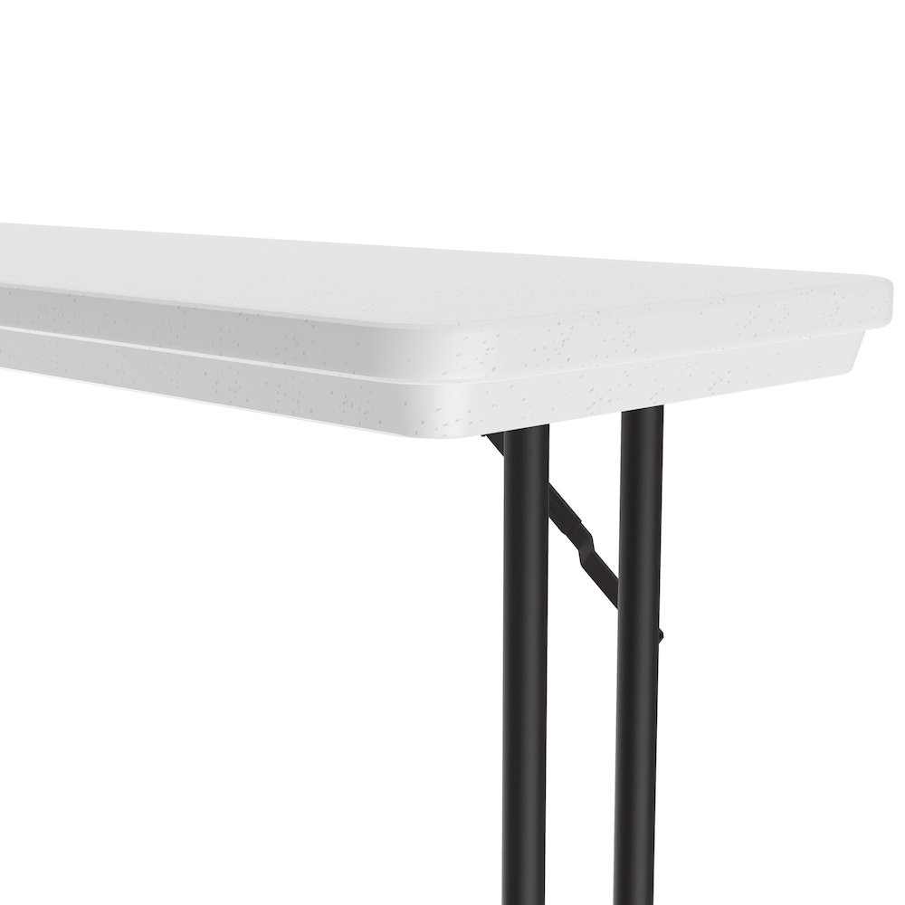 Correctional Tamper-Resistant Blow-Molded Plastic Folding Table 18x72. Picture 3