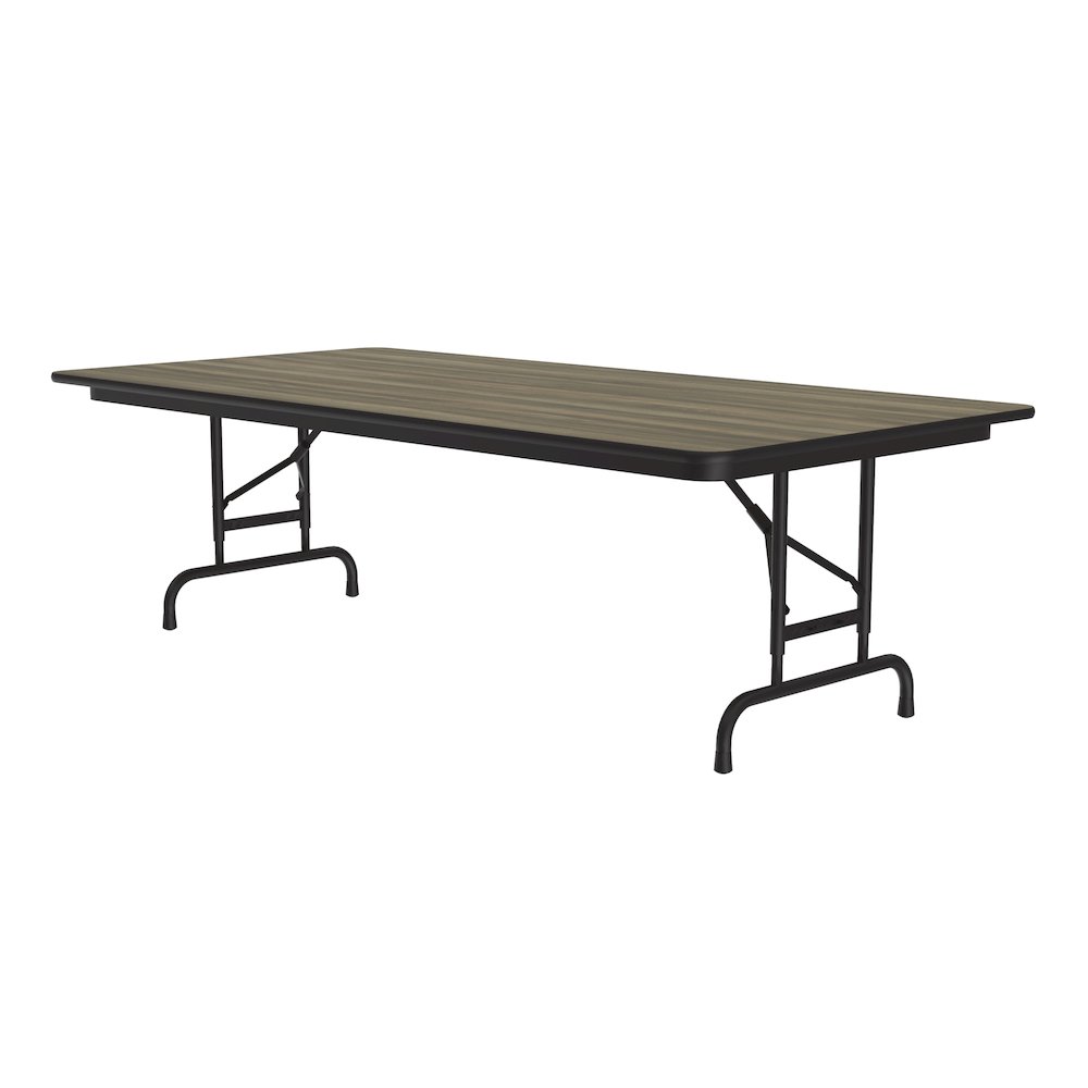 Adjustable Height High Pressure Top Folding Table 36x72". Picture 1