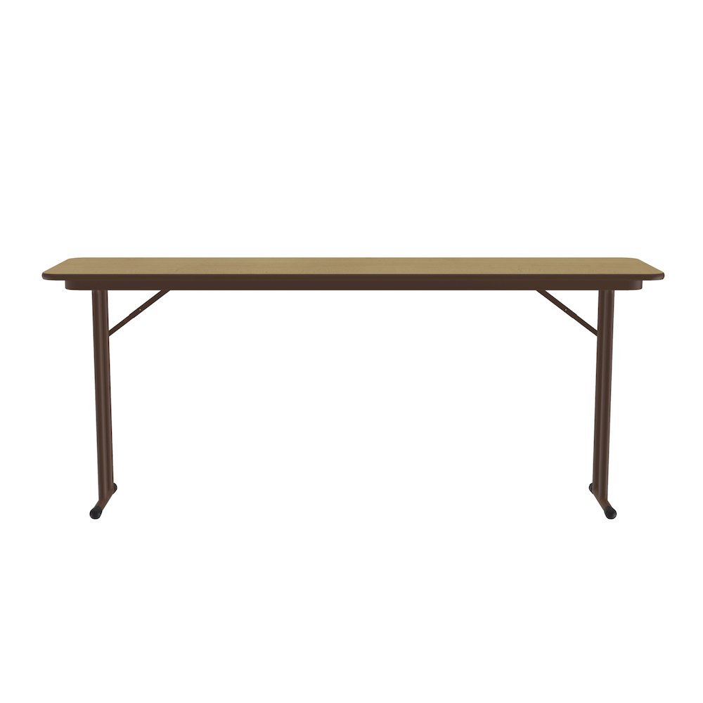 Deluxe High-Pressure Folding Seminar Table with Off-Set Leg 18x60". Picture 12