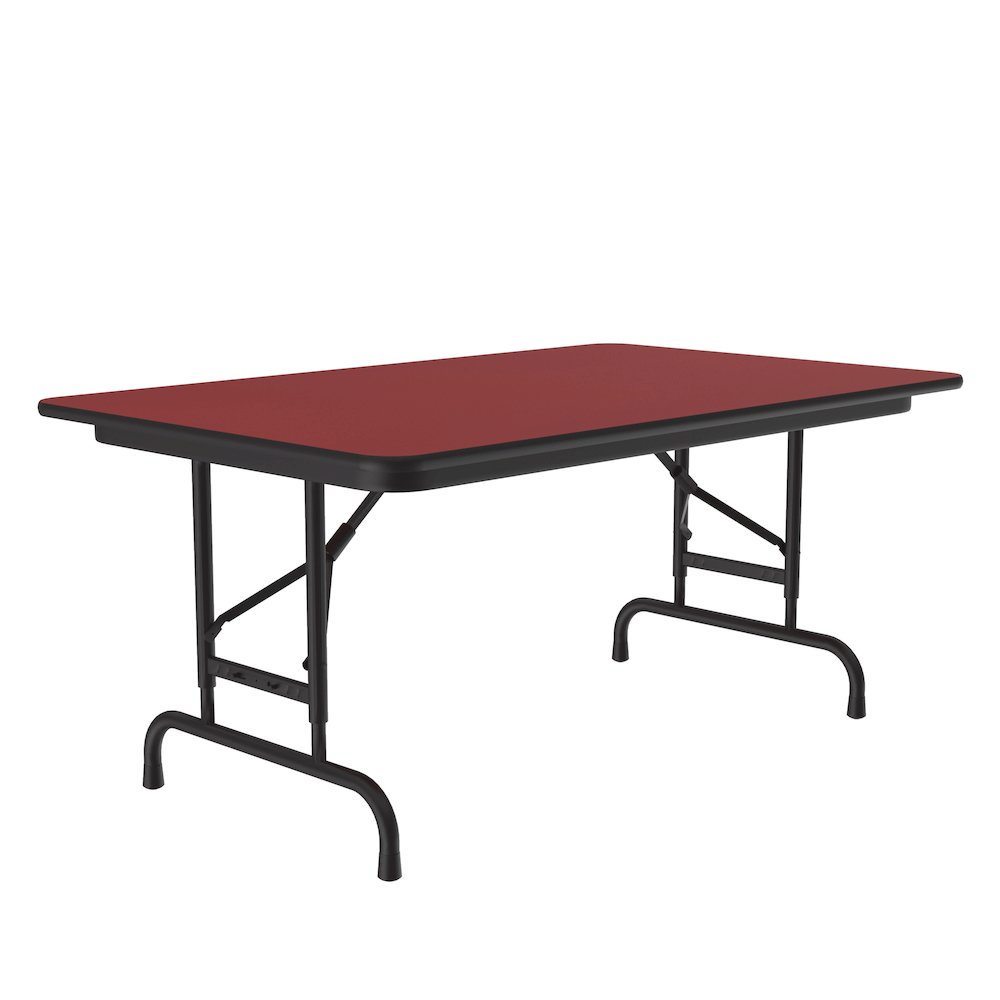 Adjustable Height High Pressure Top Folding Table 30x48". Picture 1
