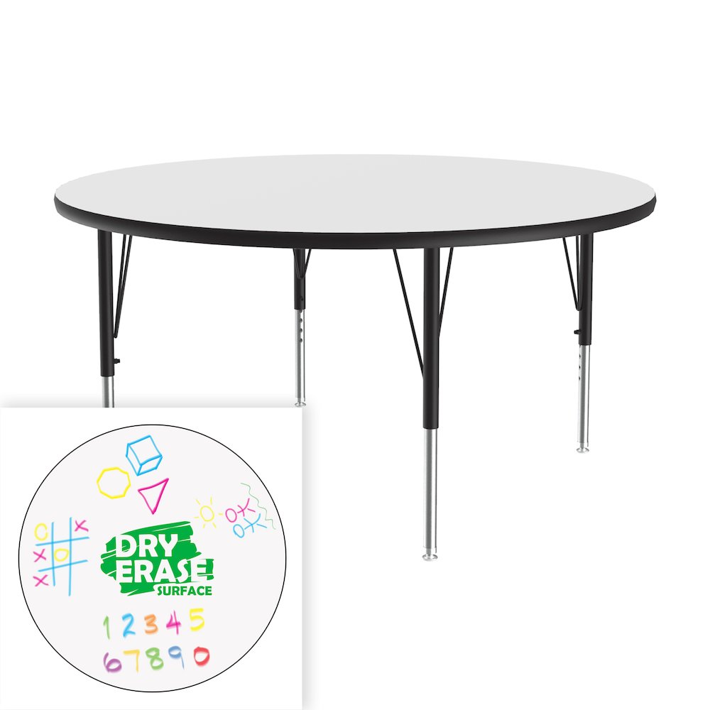 Markerboard-Dry Erase  Deluxe High Pressure TopActivity Tables 60x60". Picture 6