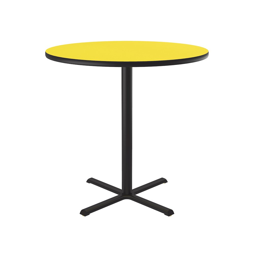 Bar Stool/Standing Height Deluxe High-Pressure Café and Breakroom Table 36x36. Picture 5