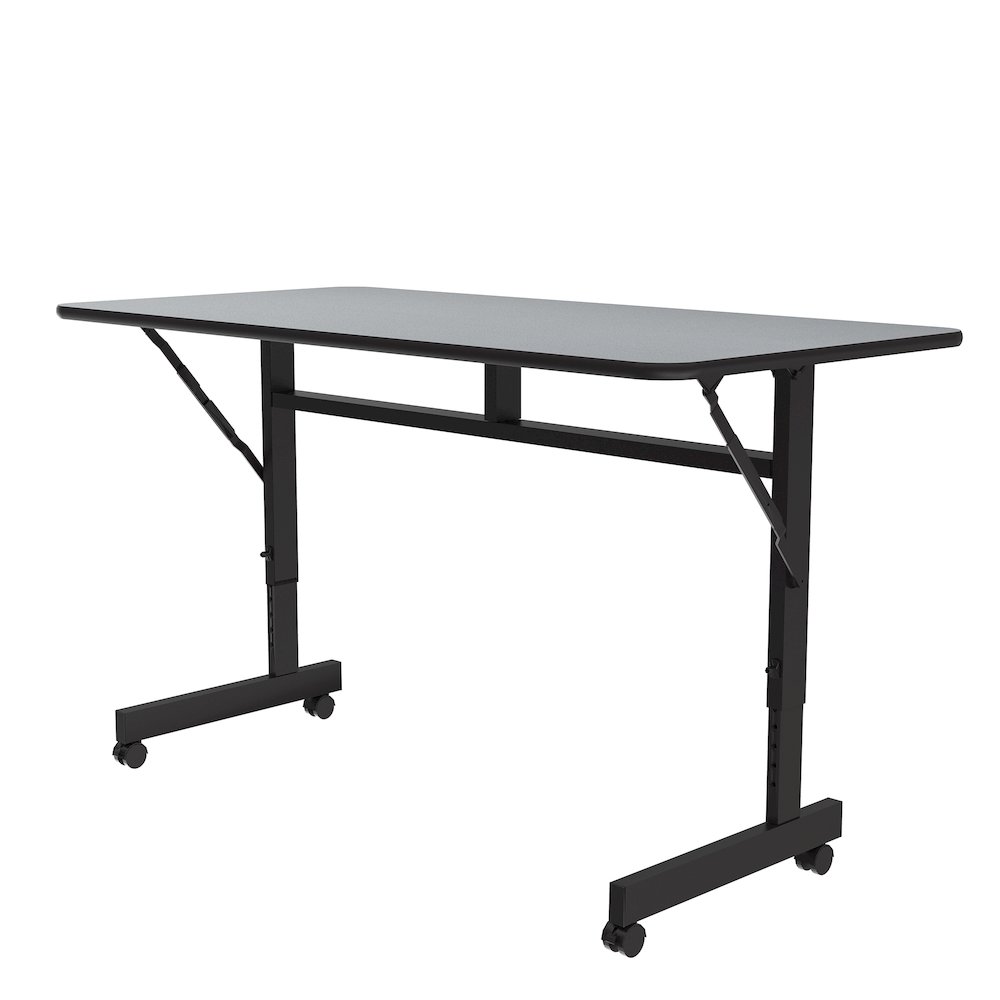 3/4" Thermal Fused Laminate Top Flip Top Table. Picture 1