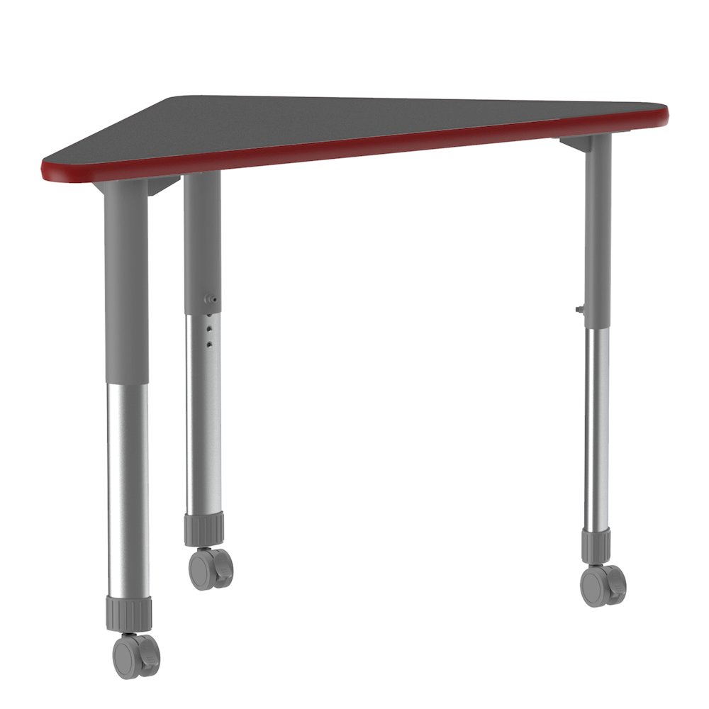 Deluxe High Pressure Collaborative Desk with Casters 41x23". Picture 8