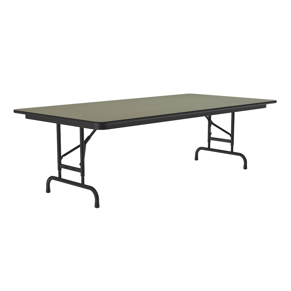Adjustable Height High Pressure Top Folding Table 36x72". Picture 2