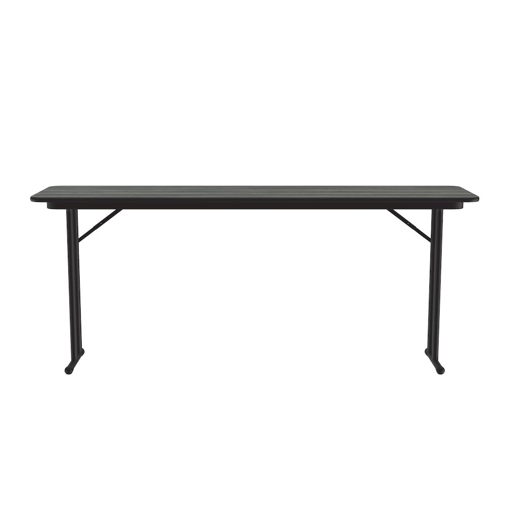 Deluxe High-Pressure Folding Seminar Table with Off-Set Leg 18x60". Picture 6