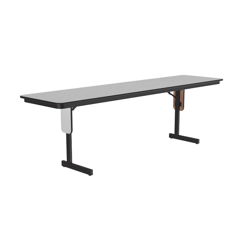 Commercial Laminate Folding Seminar Table with Panel Leg 24x96". Picture 9