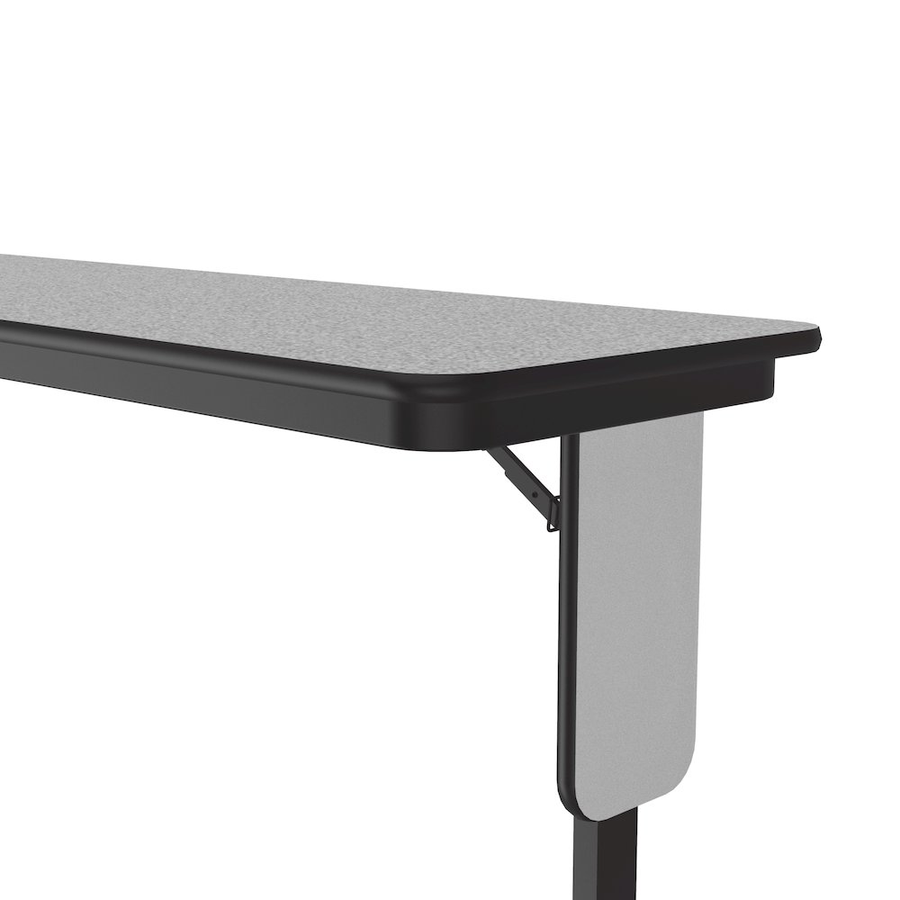 Commercial Laminate Folding Seminar Table with Panel Leg 18x72". Picture 3