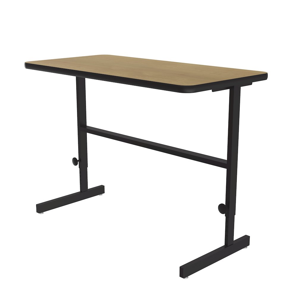 High-Pressure Laminate Top Adjustable Standing  Height Work Station 24x48. Picture 10