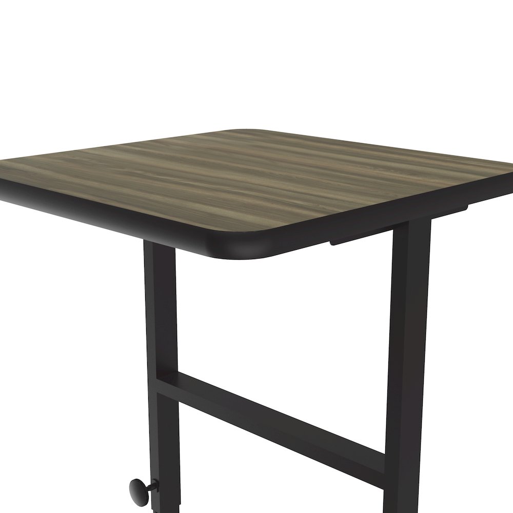 High-Pressure Laminate Top Adjustable Standing  Height Work Station 20x24. Picture 11