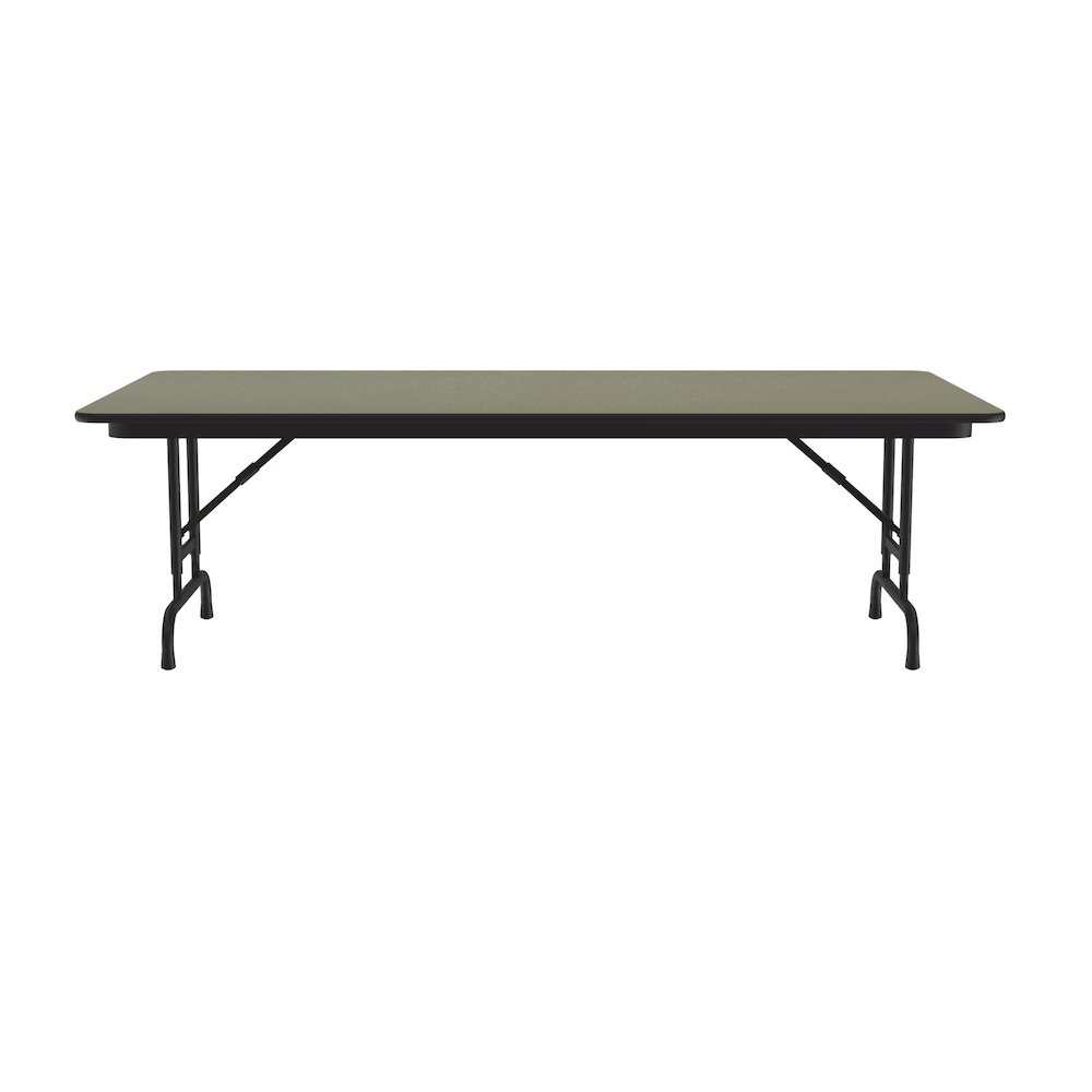 Adjustable Height High Pressure Top Folding Table 36x72". Picture 1