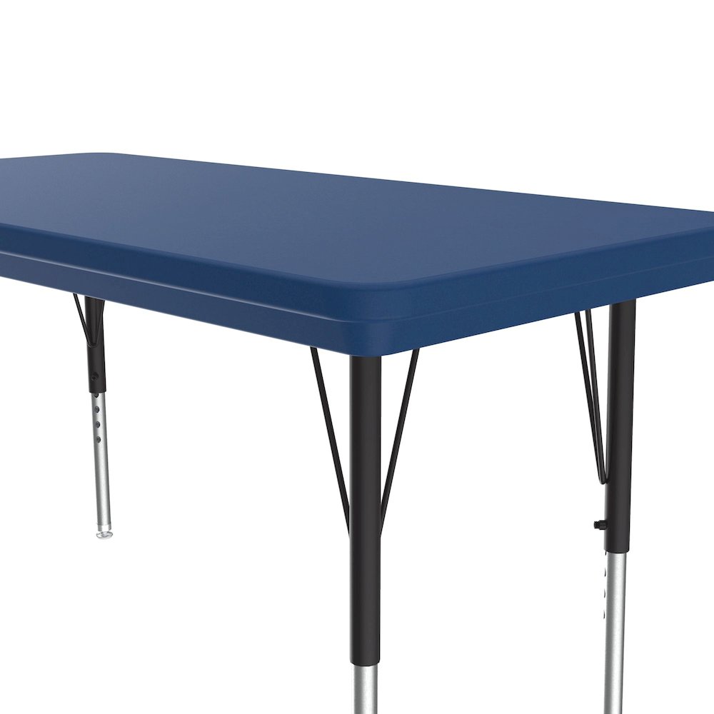 Commercial Blow-Molded Plastic Top Activity Tables 24x48". Picture 6