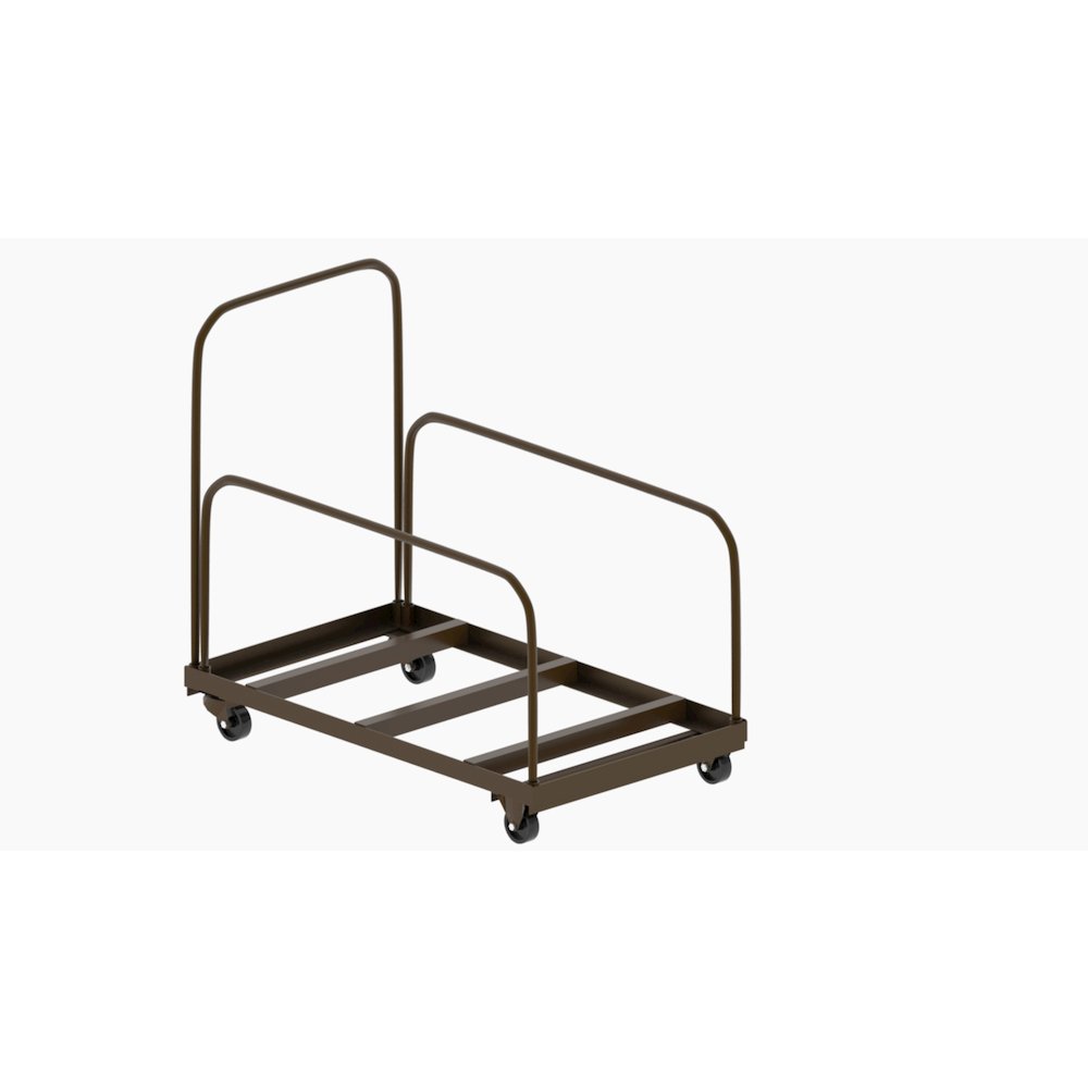 Flat Stacking Rectangular Table Truck 36x48". Picture 1