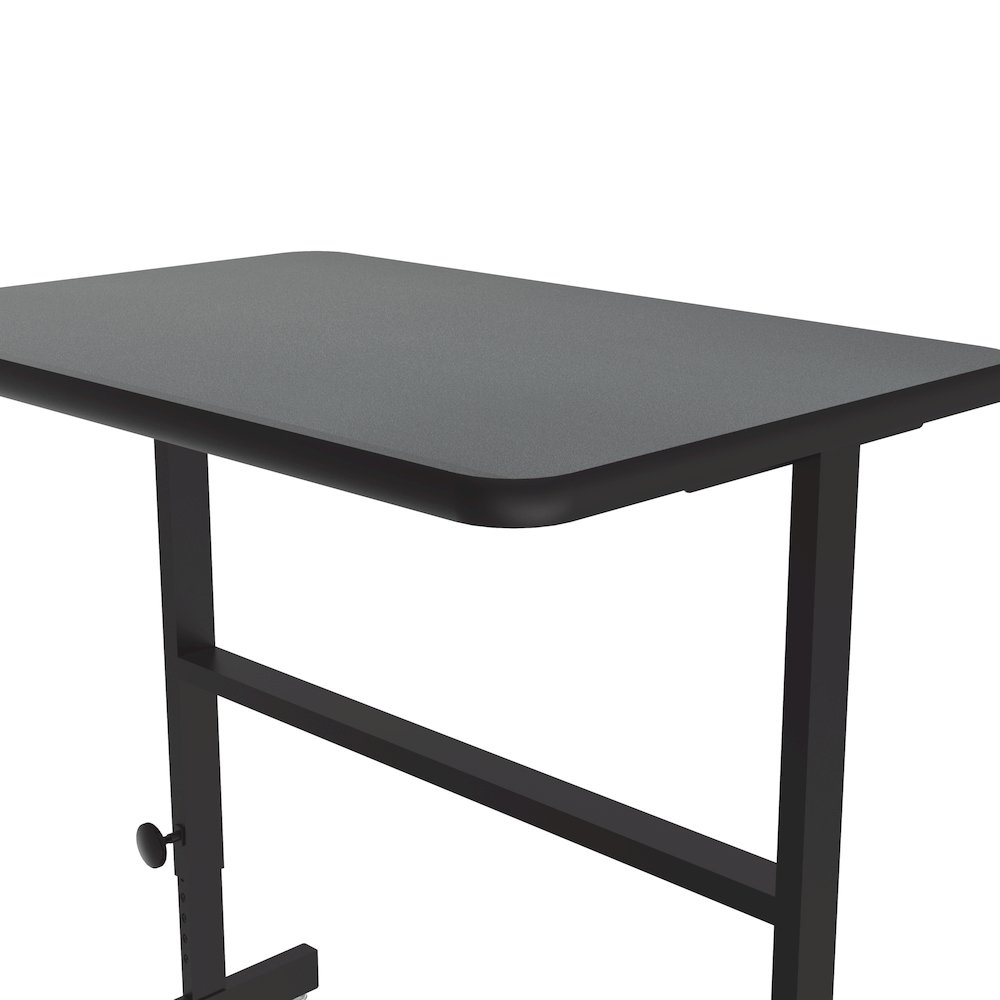 High-Pressure Laminate Top Adjustable Standing  Height Work Station 24x36. Picture 7