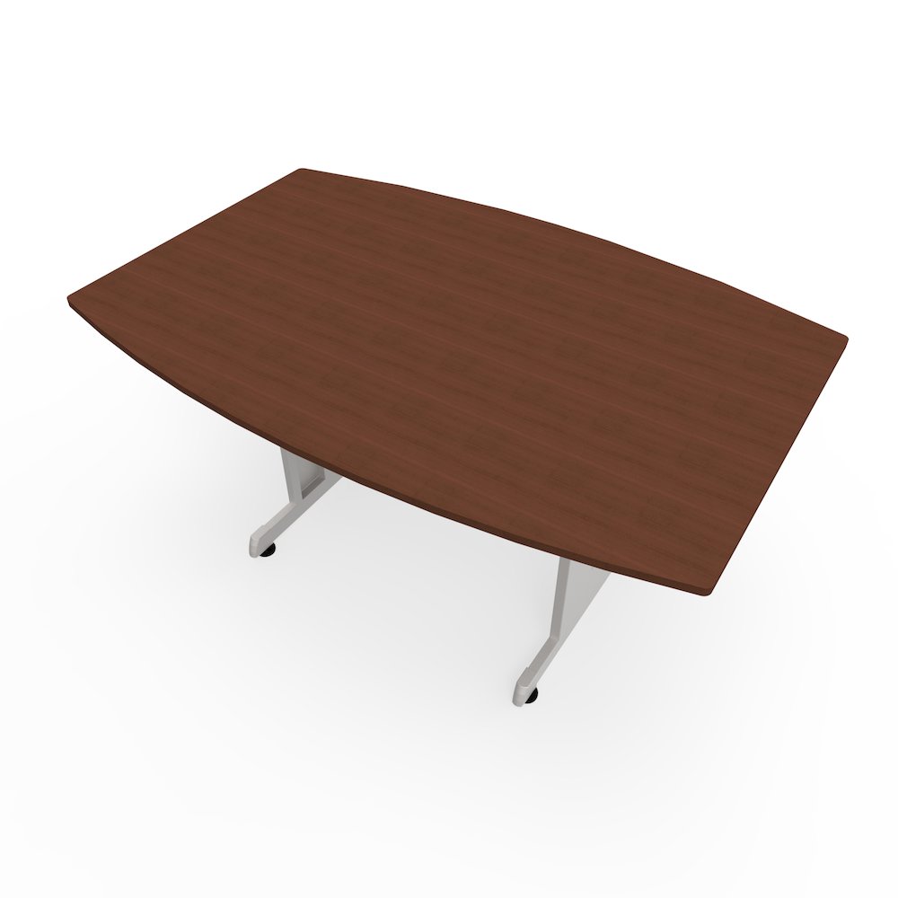 Rectangular Conference Table Cherry / Silver. Picture 5