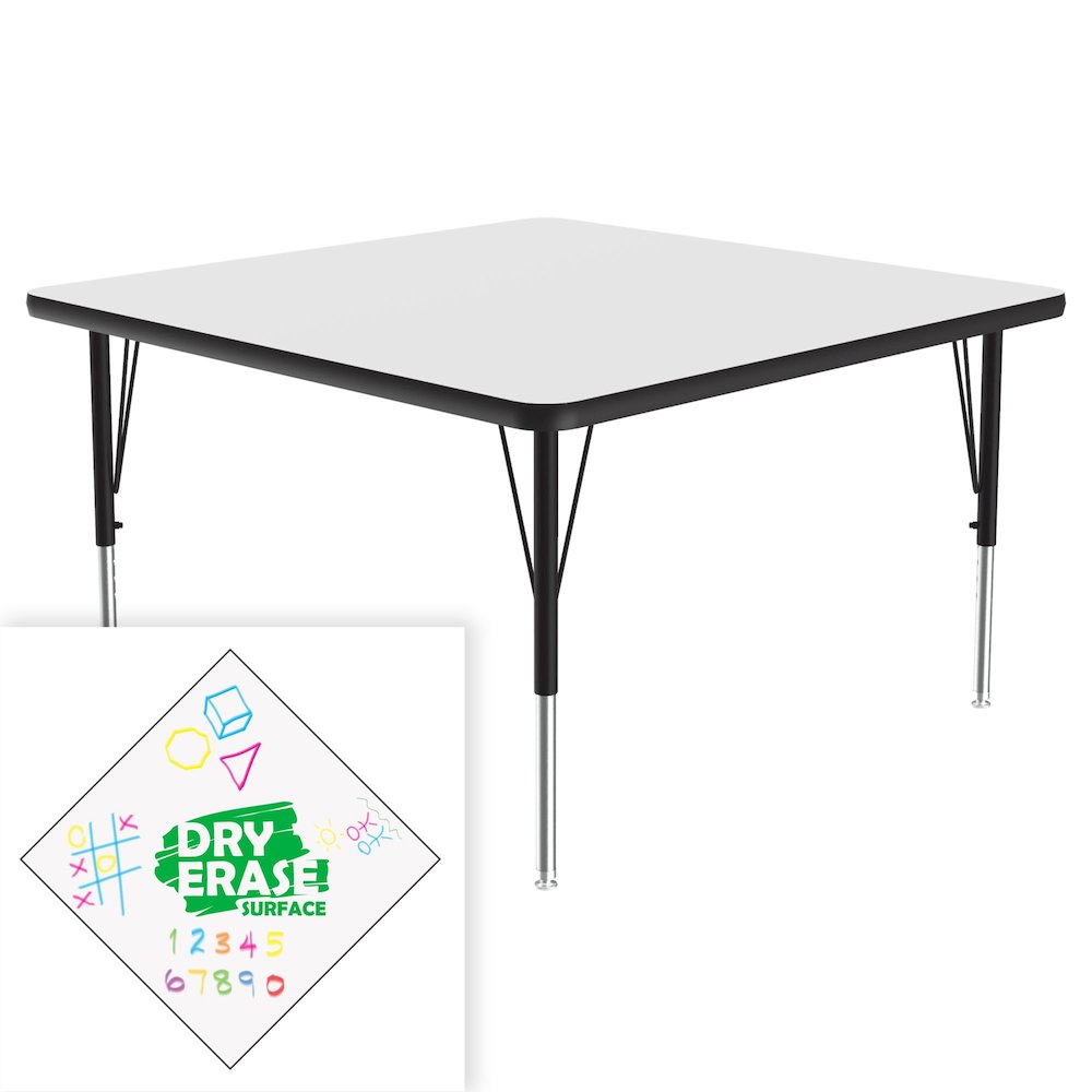 Markerboard-Dry Erase  Deluxe High Pressure TopActivity Tables 48x48". Picture 11
